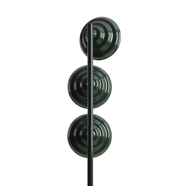Stehleuchte Glas Metall Grün H:148 cm G9 3-flmg elegant