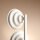 Stehleuchte Metall Glas Creme H:148 cm G9 elegant
