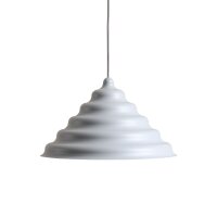 Hängelampe Glas Metall Blaugrau Ø36 cm G9...