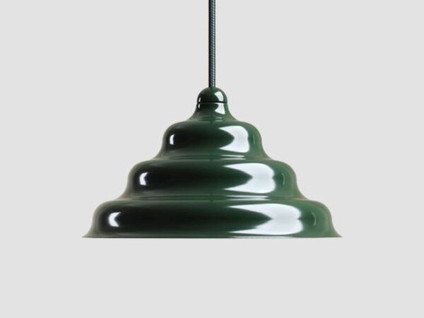 Pendelleuchte Metall Glas Grün Ø23 cm rund G9 dekorativ