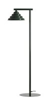 Stehlampe Glas Metall Grün klein H:140 cm G9 stilvoll
