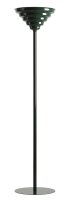 Deckenfluter Glas Metall Grün H:155 cm G9 elegant