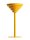 Tischleuchte Glas Metall Gelb H:56 cm G9 dekorativ