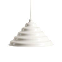 Pendelleuchte Glas Metall Creme &Oslash;36 cm rund G9...