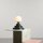 Tischlampe Glas Metall Grün 24 cm G9 blendarm dekorativ