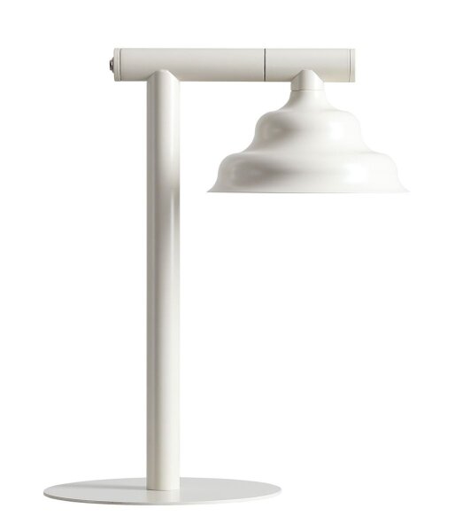 Tischleuchte Glas Metall Creme H:37 cm GU10 elegant