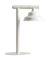 Tischleuchte Glas Metall Creme H:37 cm GU10 elegant