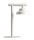 Tischleuchte Glas Metall Creme H:37 cm GU10 elegant