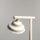 Tischleuchte Glas Metall Creme H:37 cm GU10 elegant