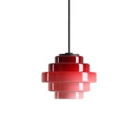 Hängelampe Glas Beere blendarm Ø14 cm rund G9...