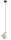 Pendelleuchte Glas Weiß B:22 cm E27 elegant blendarm