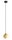 Pendelleuchte Glas Honig B:14 cm G9 dekorativ elegant