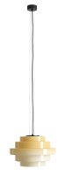 Hängelampe Glas Nuss B:36 cm E27 stilvoll blendarm