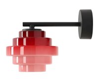 Wandleuchte Glas Metall Beere L:14 cm G9 stilvoll