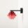 Wandleuchte Glas Metall Beere L:14 cm G9 stilvoll