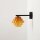 Wandleuchte Glas Honig L:14 cm G9 elegant stilvoll