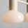 Pendelleuchte Metall Glas Creme L:75 cm E14 elegant