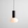 Hängelampe Metall Glas Mokka rund Ø19 cm E14 elegant