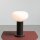 Tischleuchte Glas Metall Mokka H:29 cm E14 stilvoll