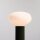 Tischlampe Glas Metall Grün klein H:29 cm E14 blendarm
