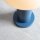 Tischleuchte Glas Metall Blau klein 29 cm E14 elegant