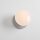 Wandleuchte Glas Metall Grau L:19 cm E14 Schalter