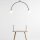 Deckenleuchte Glas Metall L:84 cm E14 elegant stilvoll