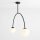 Deckenleuchte Glas Metall L:84 cm E14 elegant stilvoll