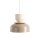 Hängelampe Metall Creme Beige rund B:30 cm E27 elegant
