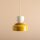 Pendelleuchte Metall Gelb Creme B:30 cm rund E27 Modern