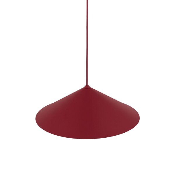 Runde Hängelampe Metall Rot stilvoll Ø40 cm GX53 inkl.