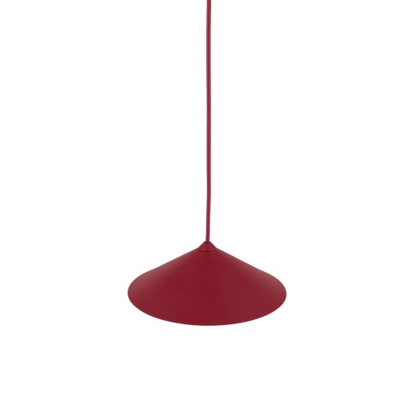 Dekorative Hängelampe Metall Rot Ø23 cm rund GX53 inkl.