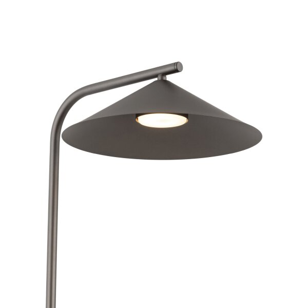 Stehleuchte Braun Metall H:160 cm GX53 Kabelschalter