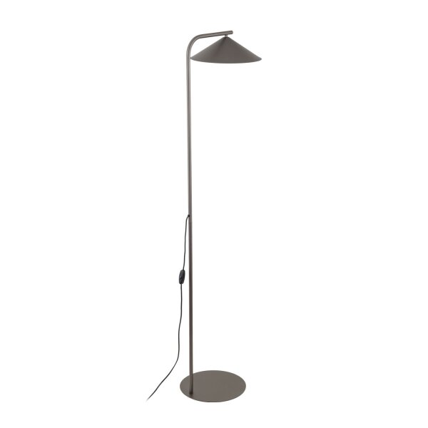 Stehleuchte Braun Metall H:160 cm GX53 Kabelschalter