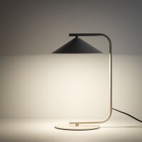 Tischlampe Kaschmir Metall stilvoll H:42 cm GX53 Modern
