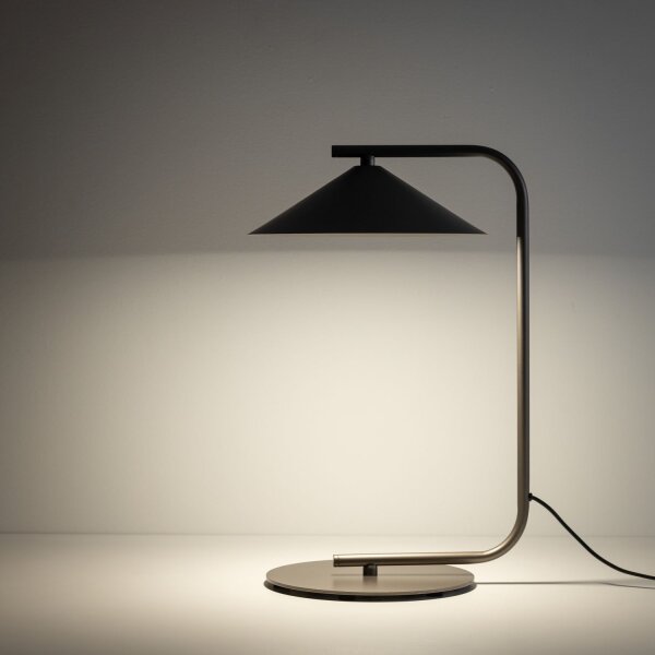 Tischlampe Modern Braun Metall 42 cm GX53 dekorativ