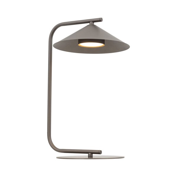 Tischlampe Modern Braun Metall 42 cm GX53 dekorativ