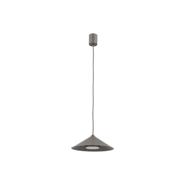 Stilvolle Hängelampe Metall Braun Modern Ø23 cm GX53