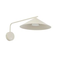 Schwenkbare Wandleuchte Kaschmir Schalter GX53 T:56 cm