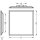 LED Deckenleuchte Weiß Metall 3000K B:59,5cm OSRAM