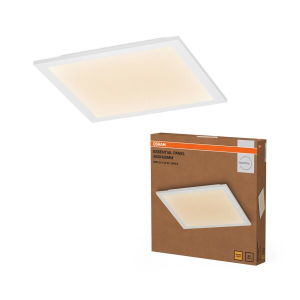 LED Deckenleuchte Weiß Metall 3000K B:44,5cm OSRAM