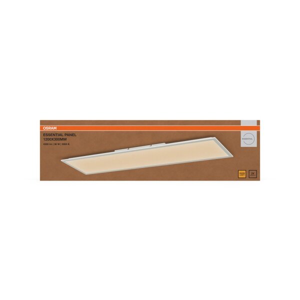 LED Deckenleuchte Weiß Metall 3000 K L:100cm OSRAM