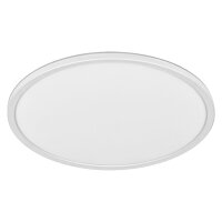 LED Deckenlampe Wei&szlig; Metall 3000 K rund B:42cm OSRAM