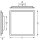 LED Deckenleuchte Weiß Metall 4000K B:44,5cm OSRAM