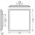 LED Deckenleuchte Weiß Metall 4000K B:44,5cm OSRAM