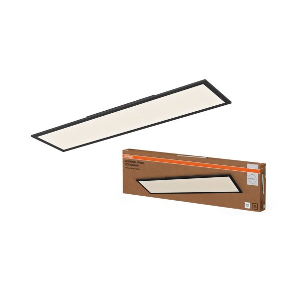 LED Deckenlampe Schwarz Metall 4000K L:100cm OSRAM