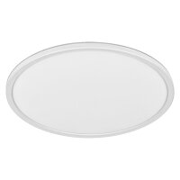 LED Deckenlampe Wei&szlig; Metall 4000 K rund B:42cm OSRAM