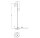 Stehleuchte Gold Metall Glas E14 H:170 cm OSRAM