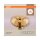 Tischleuchte Gold Metall Glas E27 H:17,6 cm OSRAM