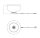 Tischleuchte Gold Metall Glas E27 H:17,6 cm OSRAM